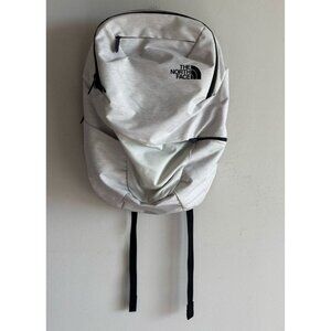 The North Face Aurora Backpack Womens Bag White Metallic Black Laptop Holder 22L